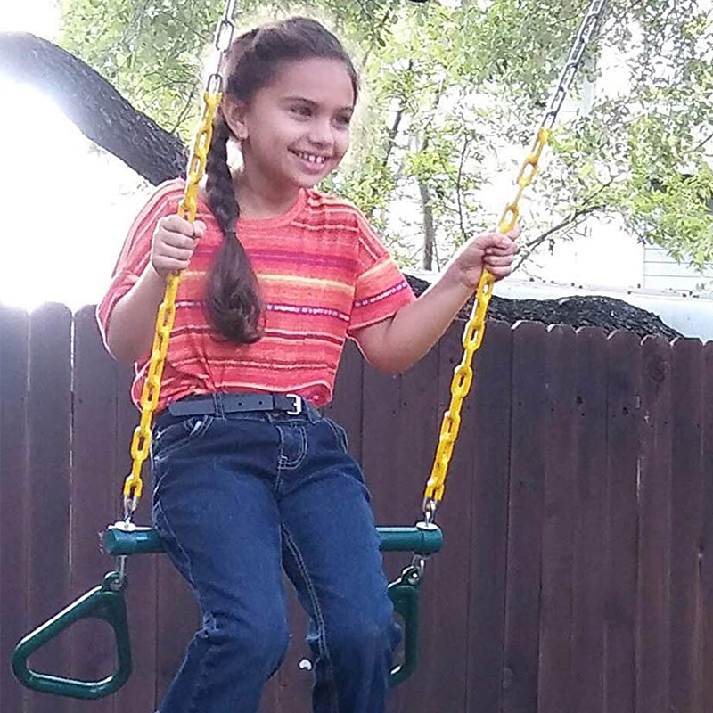 Slabhra Iarainn Glas Foraoise Kids Swing Trapeze