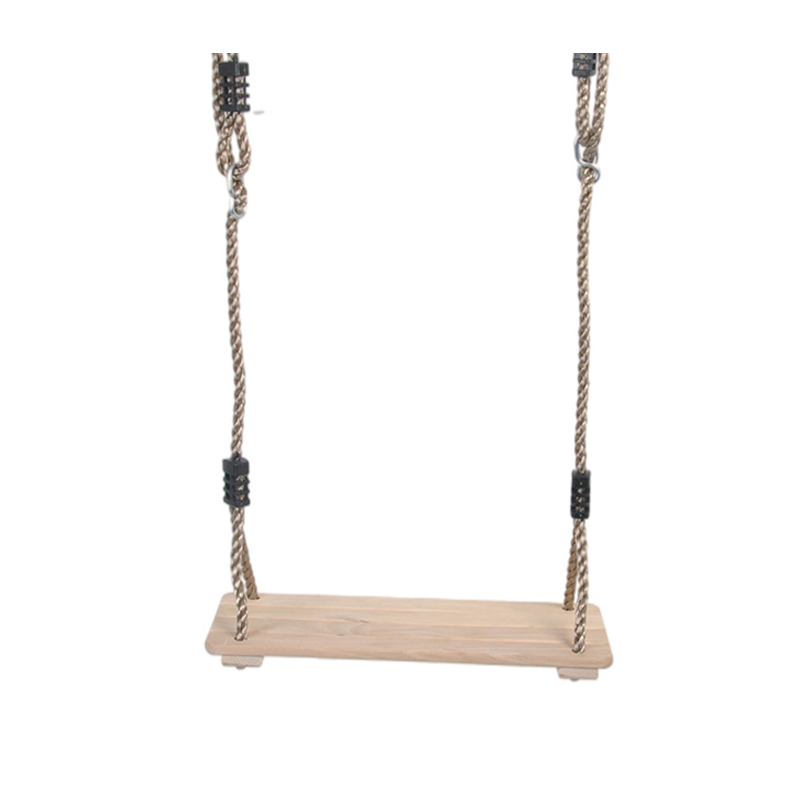 Suíochán Swing 4-Plank Adhmad Crua Feá