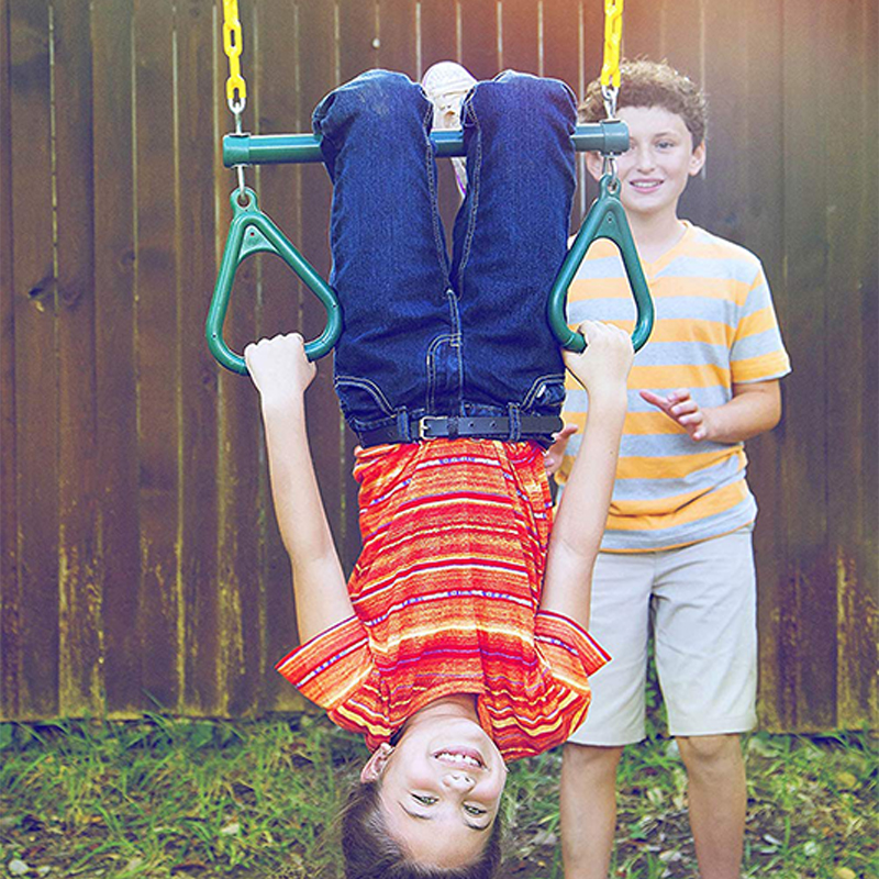 Slabhra Iarainn Glas Foraoise Kids Swing Trapeze