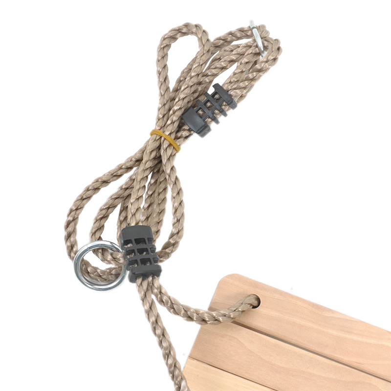 Suíochán Swing 4-Plank Adhmad Crua Feá